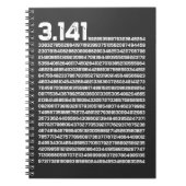 3.14 Pi-dag Wiskunde irrationeel nummer Pi Notitieboek (Voorkant)