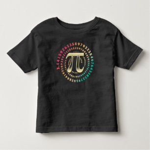 3.14 Pi-dagnummer Symbool Wiskunde irrationeel num Kinder Shirts