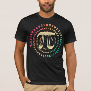 3.14 Pi-dagnummer Symbool Wiskunde irrationeel num T-shirt