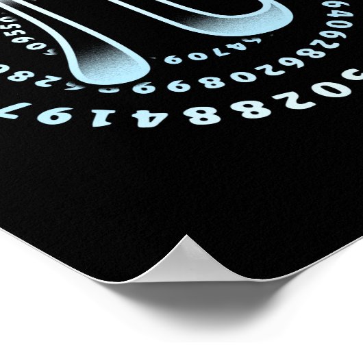 3.14 Pi Day Mathematics Physics Irrational Number Poster (Hoek)