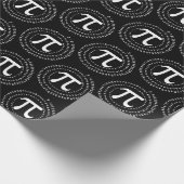 3.14 PI nummer spiraal zwart PI dag Cadeaupapier (Hoek)