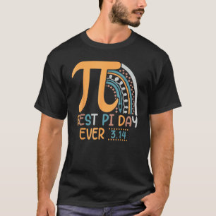3 14 Pi-nummer Symbool Wiskunde Wetenschap Beste P T-shirt