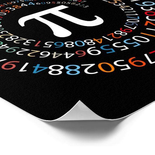 3.14 Pi-symbool Wiskunde Poster (Hoek)