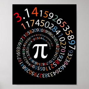 3.14 Pi-symbool Wiskunde Poster
