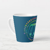 3 14 Pi-wiskunde natuurkundig irrationeel getal Latte Mok (Linkerhoek)