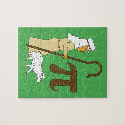 3.14 Pie Pi Pun Funny Wiskunde Joke Legpuzzel (Horizontaal)
