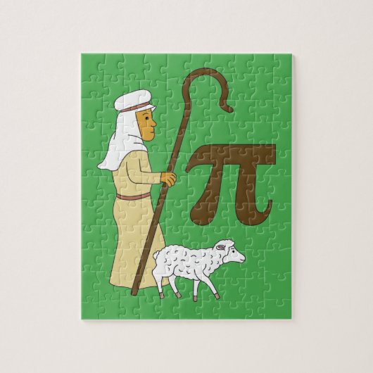 3.14 Pie Pi Pun Funny Wiskunde Joke Legpuzzel (Verticaal)