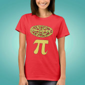 3.14 Pizza Pie Pi Pun Funny Wiskunde Joke T-Shirt