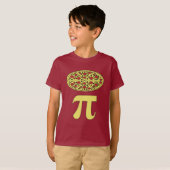 3.14 Pizza Pie Pi Pun Funny Wiskunde Joke T-Shirt (Voorkant volledig)