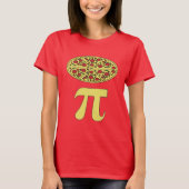 3.14 Pizza Pie Pi Pun Funny Wiskunde Joke T-Shirt (Voorkant)
