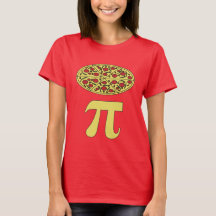 3.14 Pizza Pie Pi Pun Funny Wiskunde Joke T-Shirt