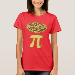 3.14 Pizza Pie Pi Pun Funny Wiskunde Joke T-Shirt