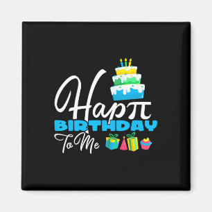 3.14 Taart Happy Pi Day voor leraar Happy Birthday Magneet