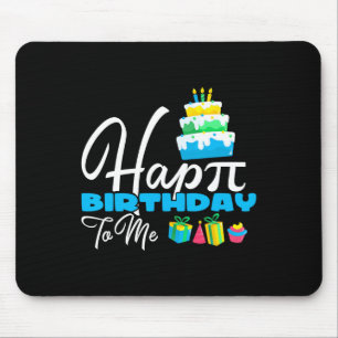 3.14 Taart Happy Pi Day voor leraar Happy Birthday Muismat