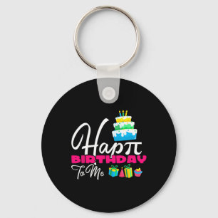 3.14 Taart Happy Pi Day voor leraar Happy Birthday Sleutelhanger