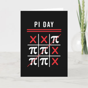 3.14 Tic-Tac-Toe-eigens en kruiderijen Happy Pi-da Kaart