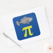 3.14 Wiskunde Joke Vierkante Sticker (Envelop)