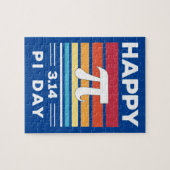 3.14  zonsopgang Happy Pi Day Legpuzzel (Horizontaal)