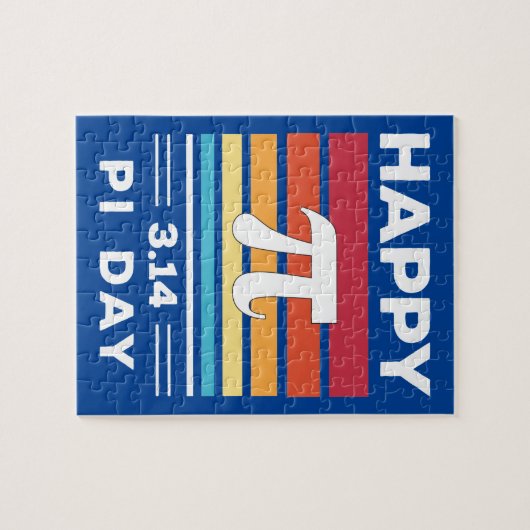 3.14  zonsopgang Happy Pi Day Legpuzzel (Horizontaal)