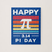 3.14  zonsopgang Happy Pi Day Legpuzzel (Verticaal)