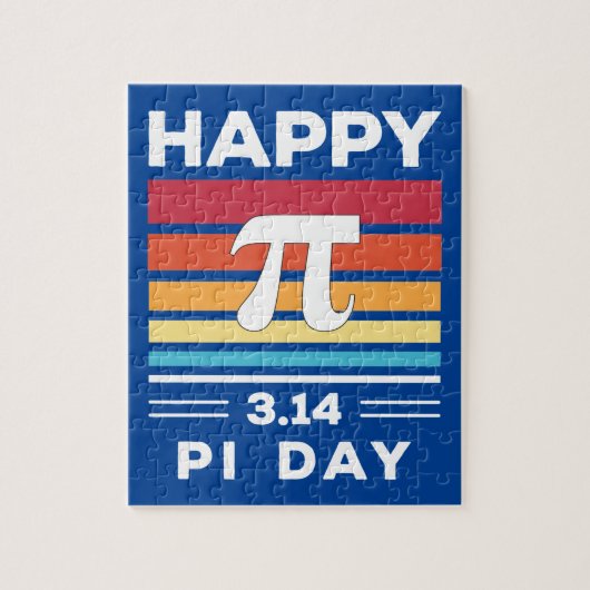 3.14  zonsopgang Happy Pi Day Legpuzzel (Verticaal)