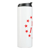 3% 1776 sterren #USAPatriotGraphics ©WhiteTigerLLC Thermosbeker (Gedraaid links)
