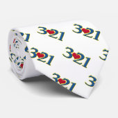 3-21 Down Syndrome Awareness Sticker Stropdas (Opgerold)