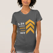 3.21 Down Syndrome Awareness T-shirts BOLD Women's (Voorkant)