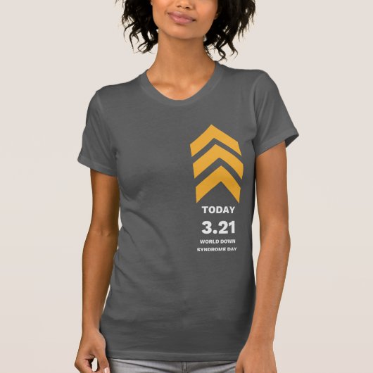 3.21 Down Syndrome Awareness Women's T-shirt T-21 (Voorkant)