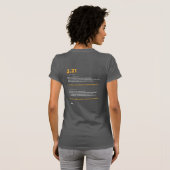 3.21 Onderverdeling Syndrome Awareness Women's T-s T-shirt (Achterkant volledig)