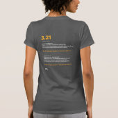 3.21 Onderverdeling Syndrome Awareness Women's T-s T-shirt (Achterkant)