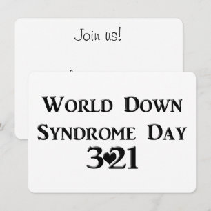 3-21 Wereld Down Syndrome Day Kaart