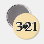 3-21 Wereld Down Syndrome Day Magneet (Voorkant / Achterkant)