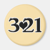 3-21 Wereld Down Syndrome Day Magneet (Voorkant)