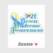 3-21 Wereld Down Syndrome Day Sticker (Vel)