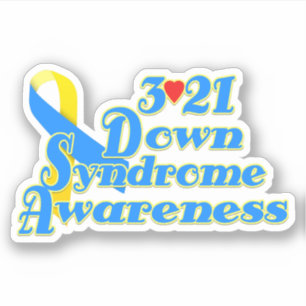 3-21 Wereld Down Syndrome Day Sticker