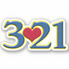 3-21 Wereld Downsyndroom Dag Sticker