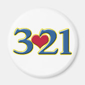 3-21 Wereld Downsyndroomdag Magneet (Voorkant)