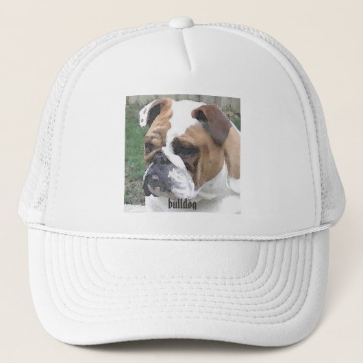 3-29-06-009, bulldog trucker pet (Voorkant)