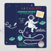 3 2 1 Afgelopen vrijdag: astronaut ruimtethema Kaart (Voorkant / Achterkant)