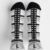 3...2...1...."Movie Countdown" Grey Crew Sokken (Top)