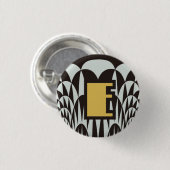 3.2cm Can batch [Art Deco] Ronde Button 3,2 Cm (Voorkant /achterkant)