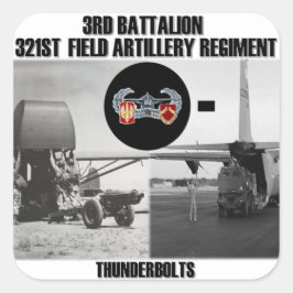 3-321 FAR Legacy-stickers Vierkante Sticker