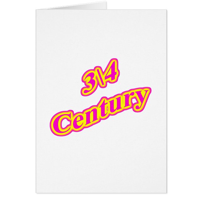 3\4 Century Magenta (Voorkant)