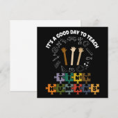 3/4, het is een goede dag om kleine mensen te lere kaart (Voorkant / Achterkant)