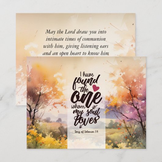 3:4 Ik vond de ene bijbelse Kaart (Voorkant / Achterkant)