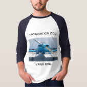 3/4 Lengte Raglan met Vans RV6 + CNY3 Airport T-shirt (Voorkant)