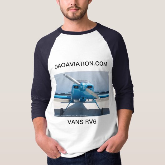 3/4 Lengte Raglan met Vans RV6 + CNY3 Airport T-shirt (Voorkant)
