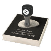 3/4 Maan Rubberstempel (Stempel)