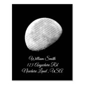 3/4 Maan Rubberstempel (Afrduk)